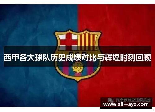 西甲各大球队历史成绩对比与辉煌时刻回顾