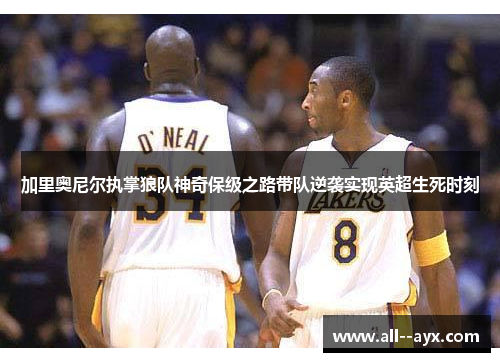 加里奥尼尔执掌狼队神奇保级之路带队逆袭实现英超生死时刻